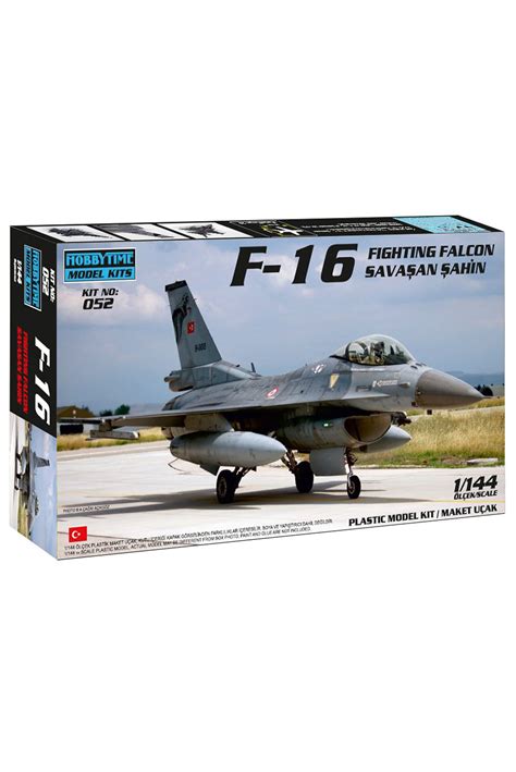 Hobbytime 052 1/144 F-16 Fighting Falcon Plastic Model Kit - Hobbytime Model Kits