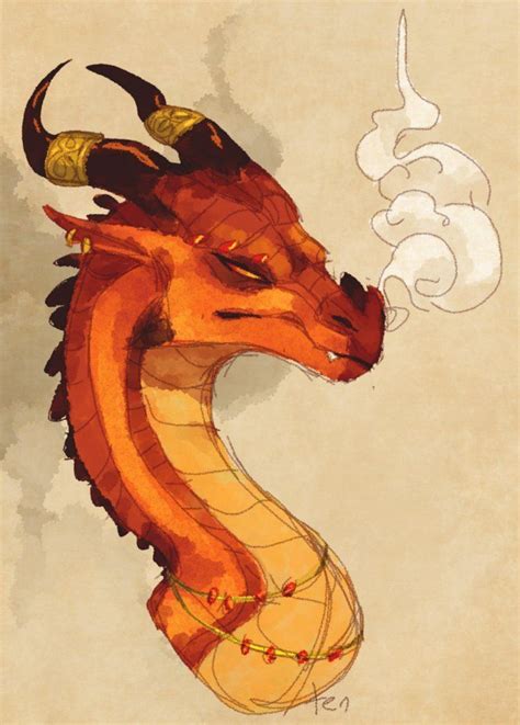 Queen Scarlet | Wings of fire dragons, Fire art, Dragon drawing