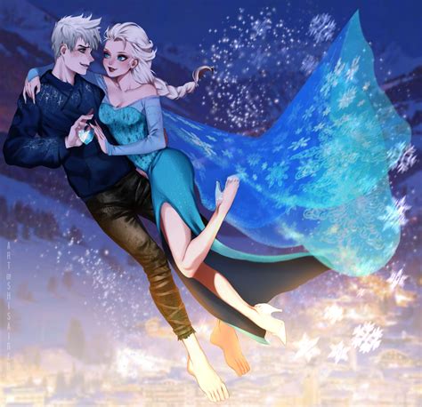 Fanart|Jack Frost x Elsa by shisaireru on DeviantArt