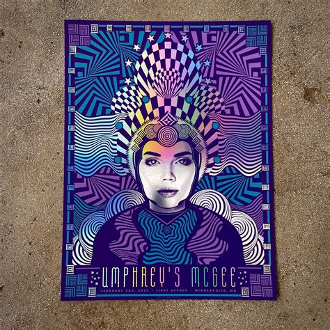 Umphrey's McGee - Minneapolis 2023 (Rainbow Foil) - Status Serigraph