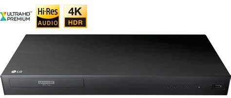 LG UP875 4K Ultra HD 3D Blu-ray Player Black UP875 - Best Buy