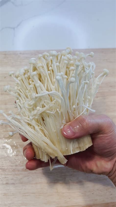 Soy Garlic Enoki Mushroom - Chef Chris Cho