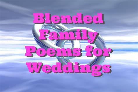 Blended Family Poems for Weddings