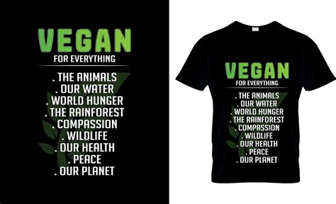 Vegan t-shirt design, Vegan t-shirt slogan and apparel design, Vegan typography, Vegan vector ...