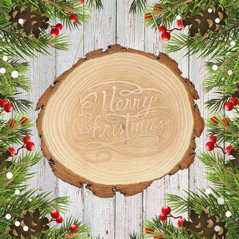 Merry Christmas Wooden Sign Wooden Christmas Decoration | Etsy