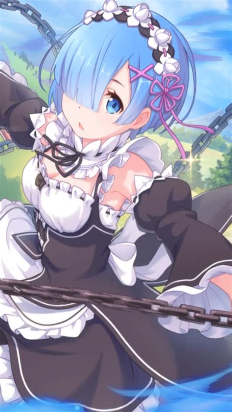 Rem from Re:Zero live wallpaper. Rem (レム) is one of the twin maids working for Roswaal L Mathers ...