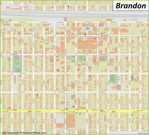 Brandon Map | Manitoba, Canada | Detailed Maps of Brandon