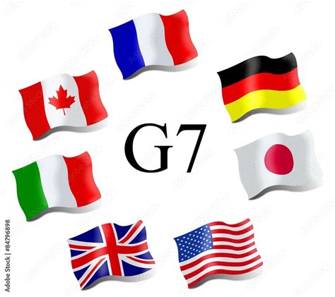 Country flags of G7 Stock Illustration | Adobe Stock