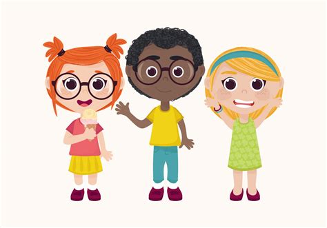 Vector Children Character Set 508926 Vector Art at Vecteezy