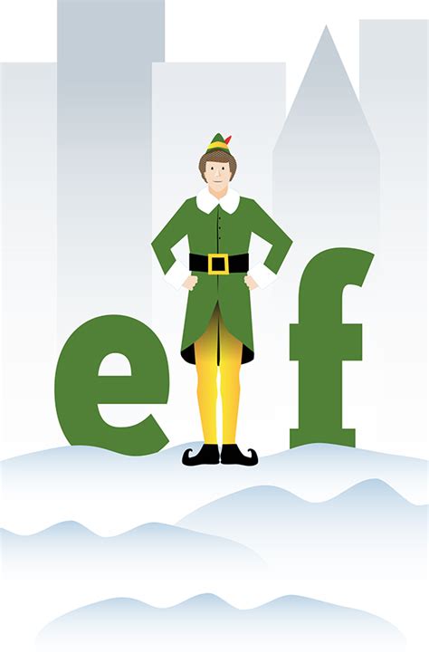 Elf - movie poster on Behance