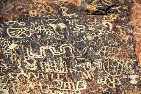 Spirit Mountain Petroglyphs Lake Mead National Park Photograph by Kyle ...