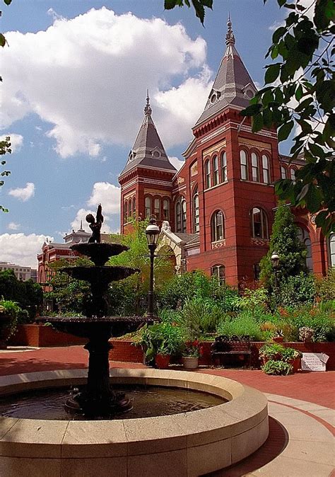 Washington D.C. - Smithsonian Castle "Garden" | Washington dc travel, Dc travel, Washington dc