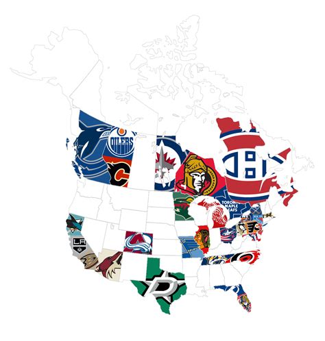 50+ Nhl Teams Map Images – All in Here