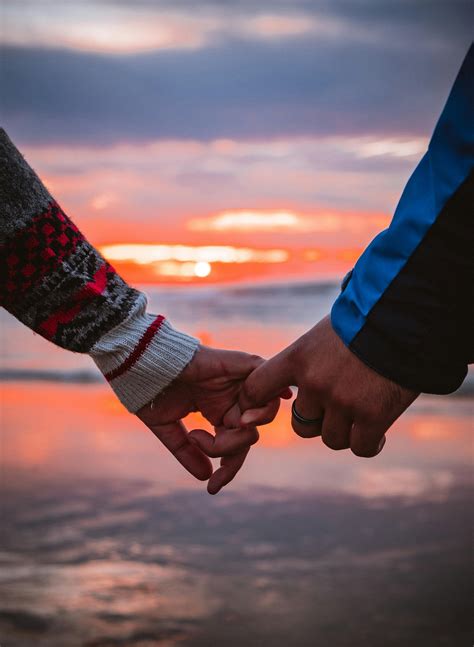 Shallow Focus Photo of Couple Holding Each Others Hands · Free Stock Photo