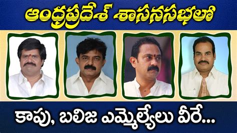 Andhra Pradesh Kapu, Balija Caste MLAs Profiles 2019 || AP Assembly || Ontari, Telaga || BCTimes ...