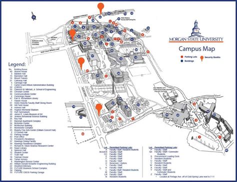 Morgan State Campus Map – Map Vector