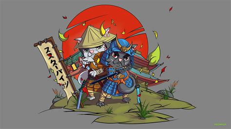 Samurai Cat Wallpapers - WallpapersHigh