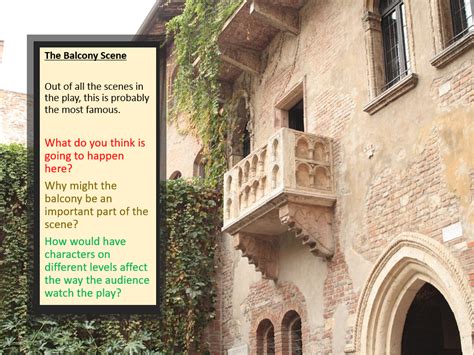 Romeo and Juliet - The Balcony Scene by Lead_Practitioner | Teaching Resources