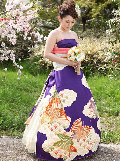 Kimono Wedding Dress Is a Stunning and Easy DIY for Japanese Nuptials