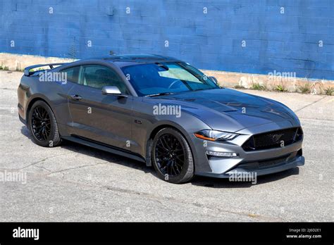 2021 Ford Mustang GT Performance Pack Level 1 on pavement Stock Photo - Alamy