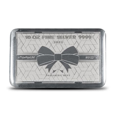 10 oz Silver 2023 Gift Rectangular Bar New | Pressburg Mint- Provident Metals™