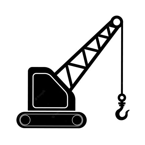 Premium Vector | Crane icon logo vector design template