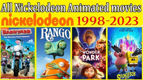 All Nickelodeon Animated Movies List 1998-2023 - YouTube