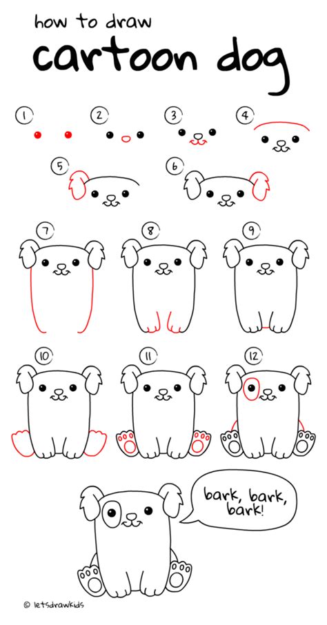 How to draw a Dog Step By Step Easily (35 Ideas)