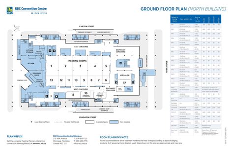 Floorplans - RBC Convention Centre WinnipegRBC Convention Centre Winnipeg