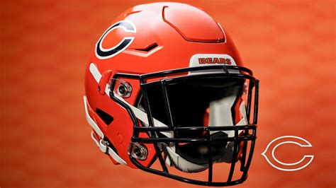 Photos: Bears unveil new orange helmets