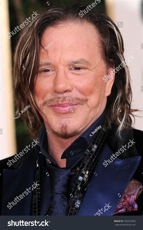 Mickey Rourke 2023 Hair