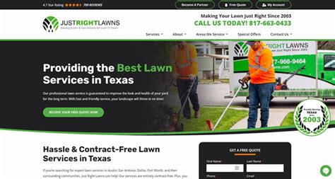 25 Landscaper Website Design Examples for Inspiration