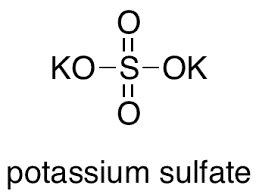 Potassium Sulphate Formula with Solved Example