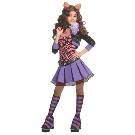 Halloween Monster High Deluxe Clawdeen Wolf Child Costume - Walmart.com