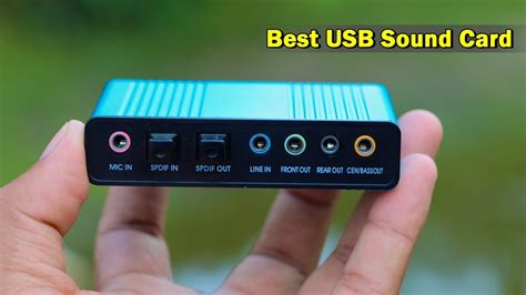 Professional USB Sound Card-Super Bass Sound Card For PC Laptop Speaker - YouTube