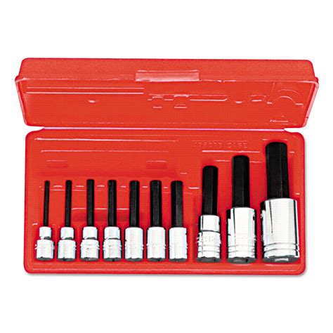 Proto J4900MA 10-Piece Metric Hex-Bit Socket Set | Tyler Tool