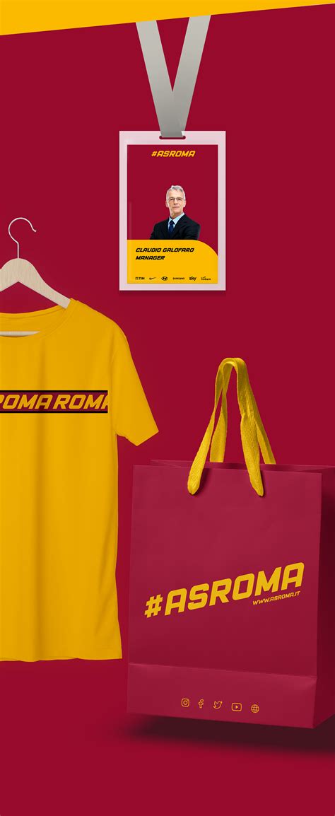 AS Roma / Branding And New Logo 2018 | Behance