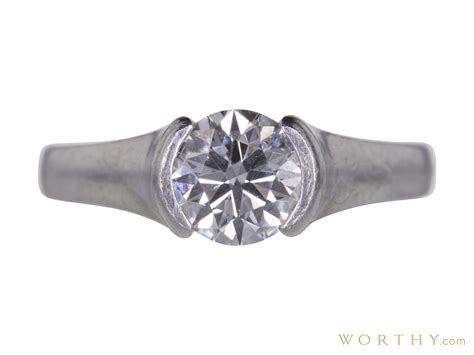 1.05 ct. Round Cut Solitaire Ring | Sold For $4,476 | Worthy.com