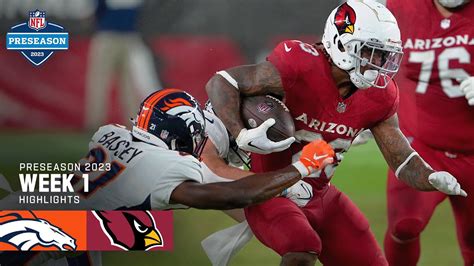 Denver Broncos vs. Arizona Cardinals | 2023 Preseason Week 1 Game Highlights - YouTube