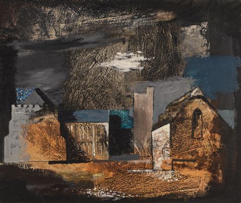 JOHN PIPER | MUCHELNEY FARMYARD | Modern & Post-War British Art | Modern British Pict. | Sotheby's