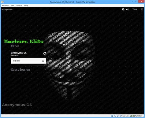 Anonymous-OS: Download and installation progress | Hackers Elite