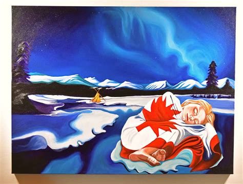 Canadian Flag Art paintings - The Art of Brandy Saturley