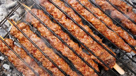 Food On a Stick: Richard Blais' Koobideh (Ground Beef Kebabs) with ...