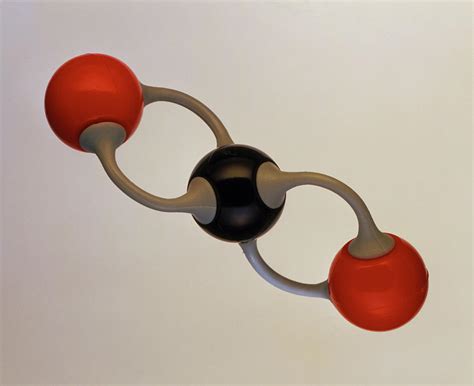 Molecular Model Of Carbon Dioxide Photograph by Adam Hart-davis/science ...