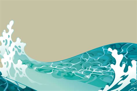 Great Wave background style woodblock print vector illustration. 24552495 Vector Art at Vecteezy