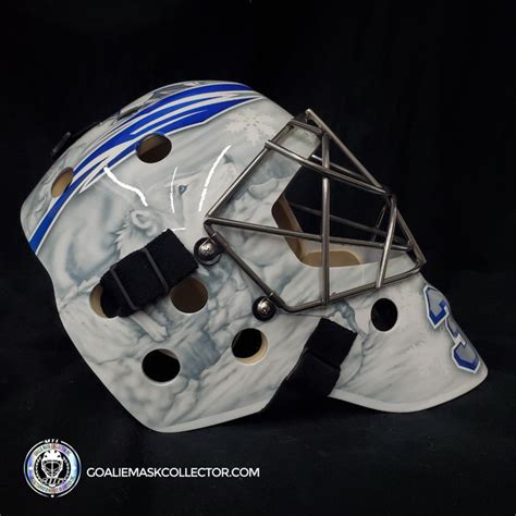 Connor Hellebuyck Goalie Mask Un-Signed Winnipeg – Goalie Mask Collector