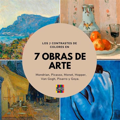 Los 7 contrastes de colores en 7 obras de arte