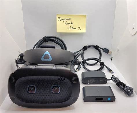 HTC VIVE Cosmos Elite VR HEADSET w/ Headset Cord + Linkbox/Accessories ...