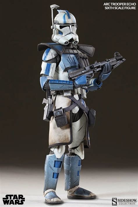 onesixthscalepictures: Sideshow Collectibles Star Wars Clone Wars ARC TROOPERS ECHO & FIVES ...