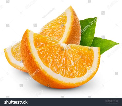 Orange Fruit Slice Isolated Stock Photo 210141136 | Shutterstock